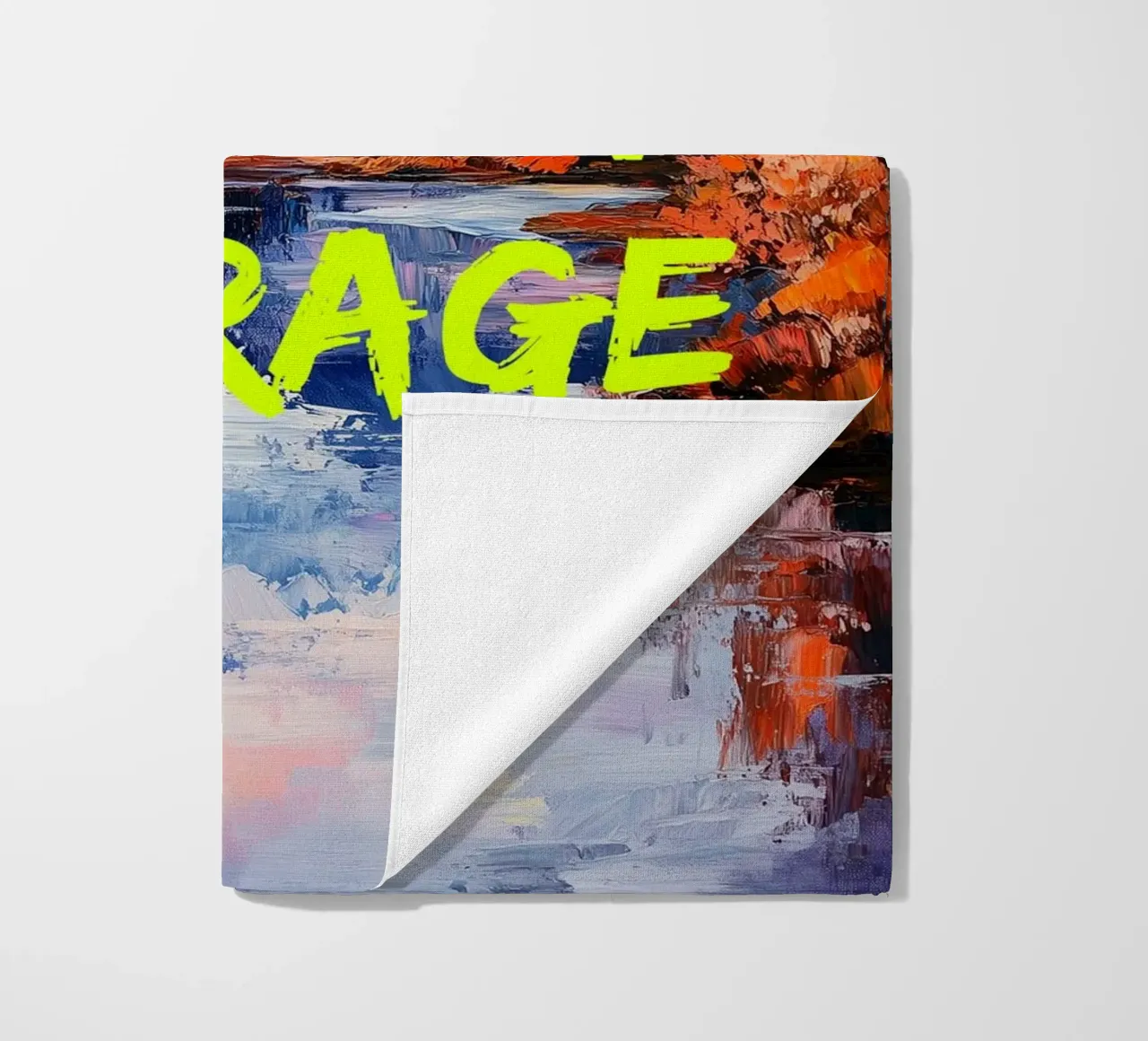 F*CK AVERAGE beach towel by fraeuleinvonfuchs