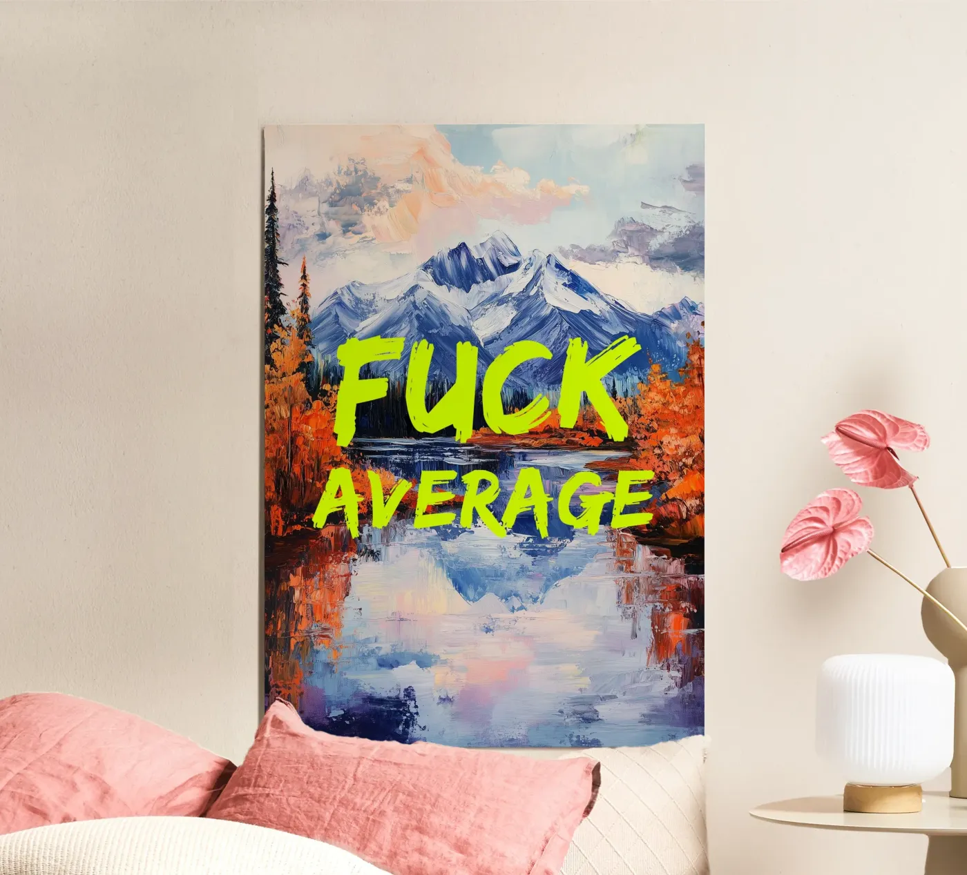 F*CK AVERAGE poster de fraeuleinvonfuchs