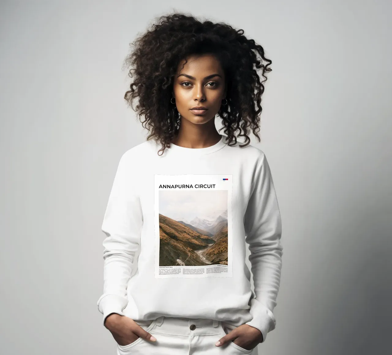 Annapurna Circuit: Typography felpa da FujiType