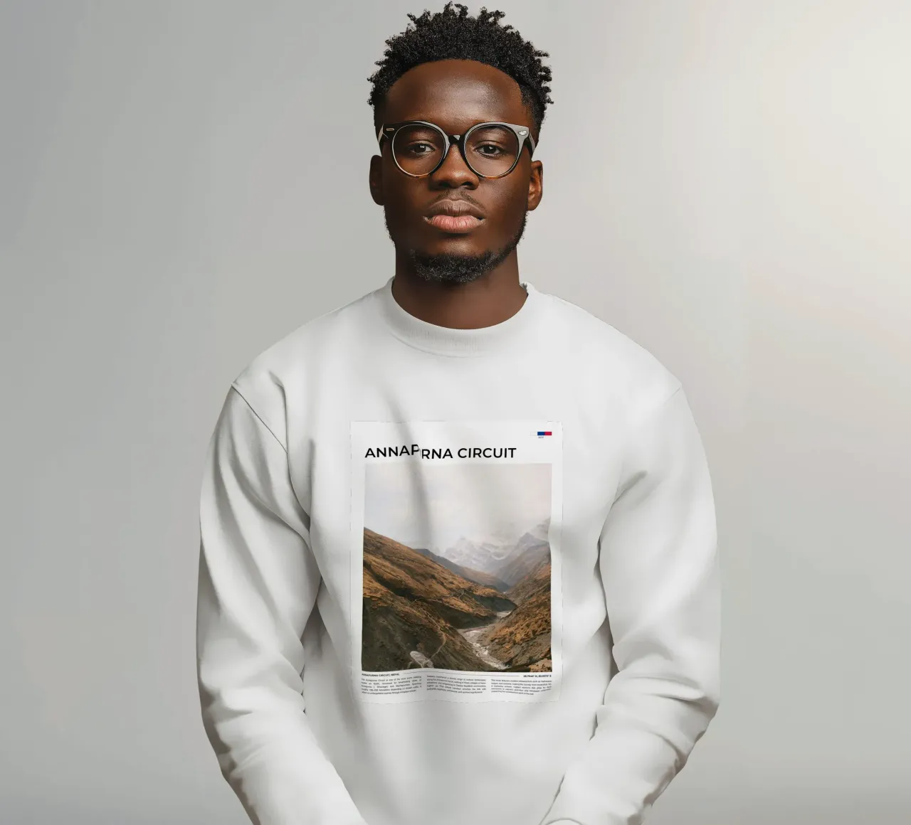 Annapurna Circuit: Typography felpa da FujiType