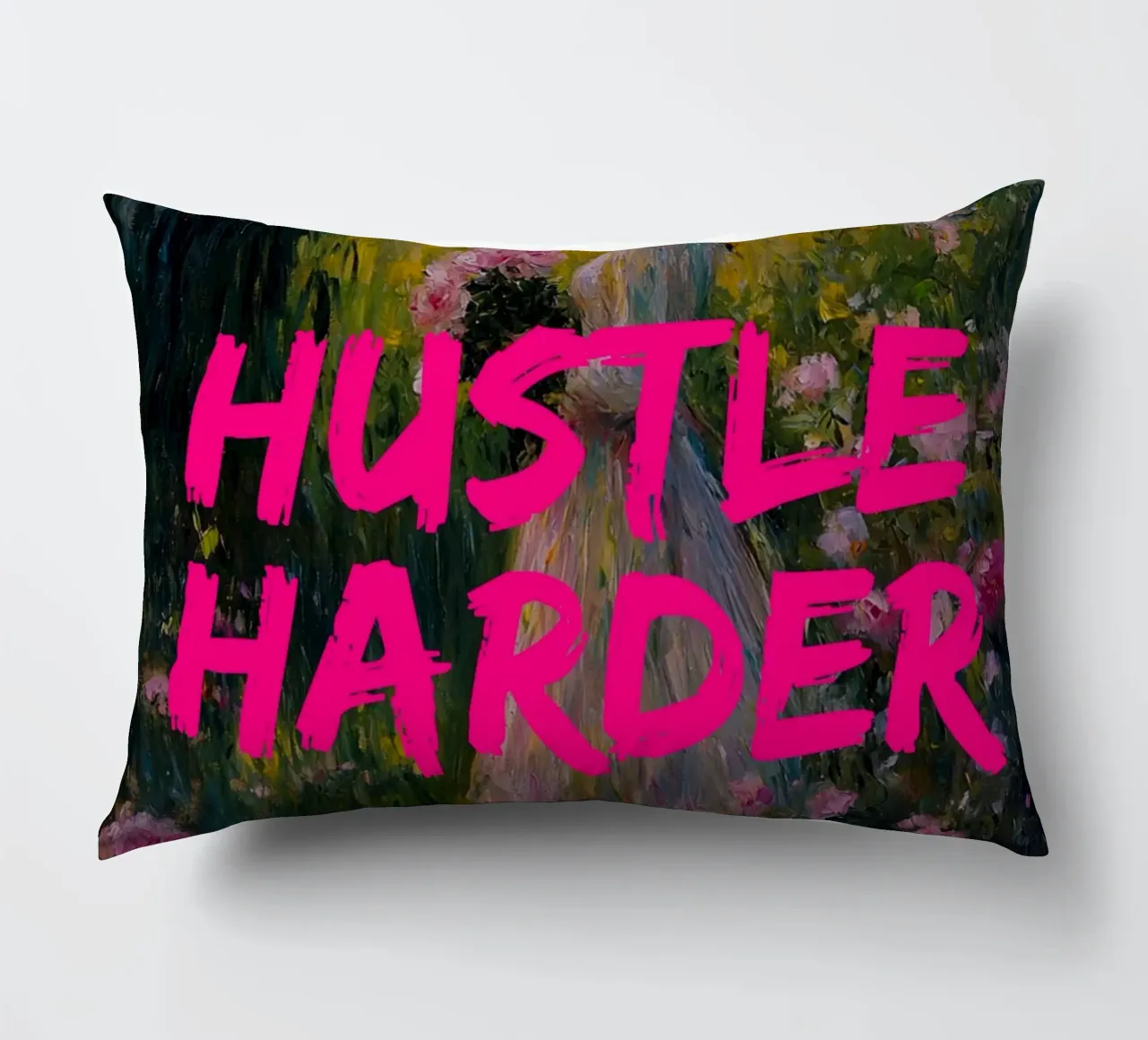 Hustle Harder cuscino da fraeuleinvonfuchs