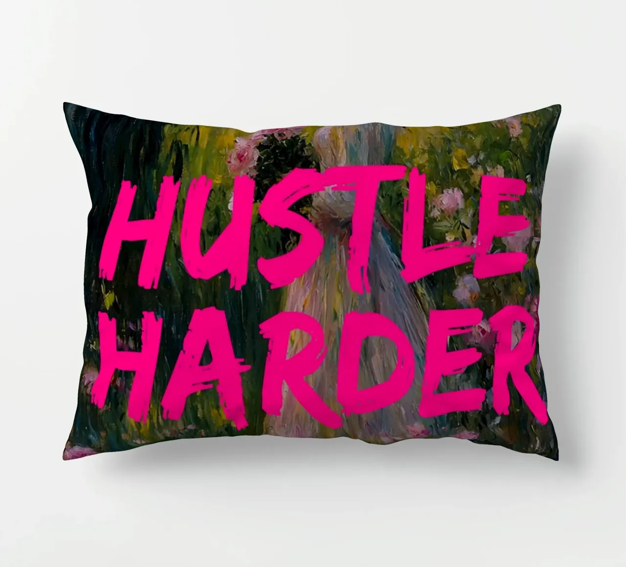 Hustle Harder cuscino da fraeuleinvonfuchs