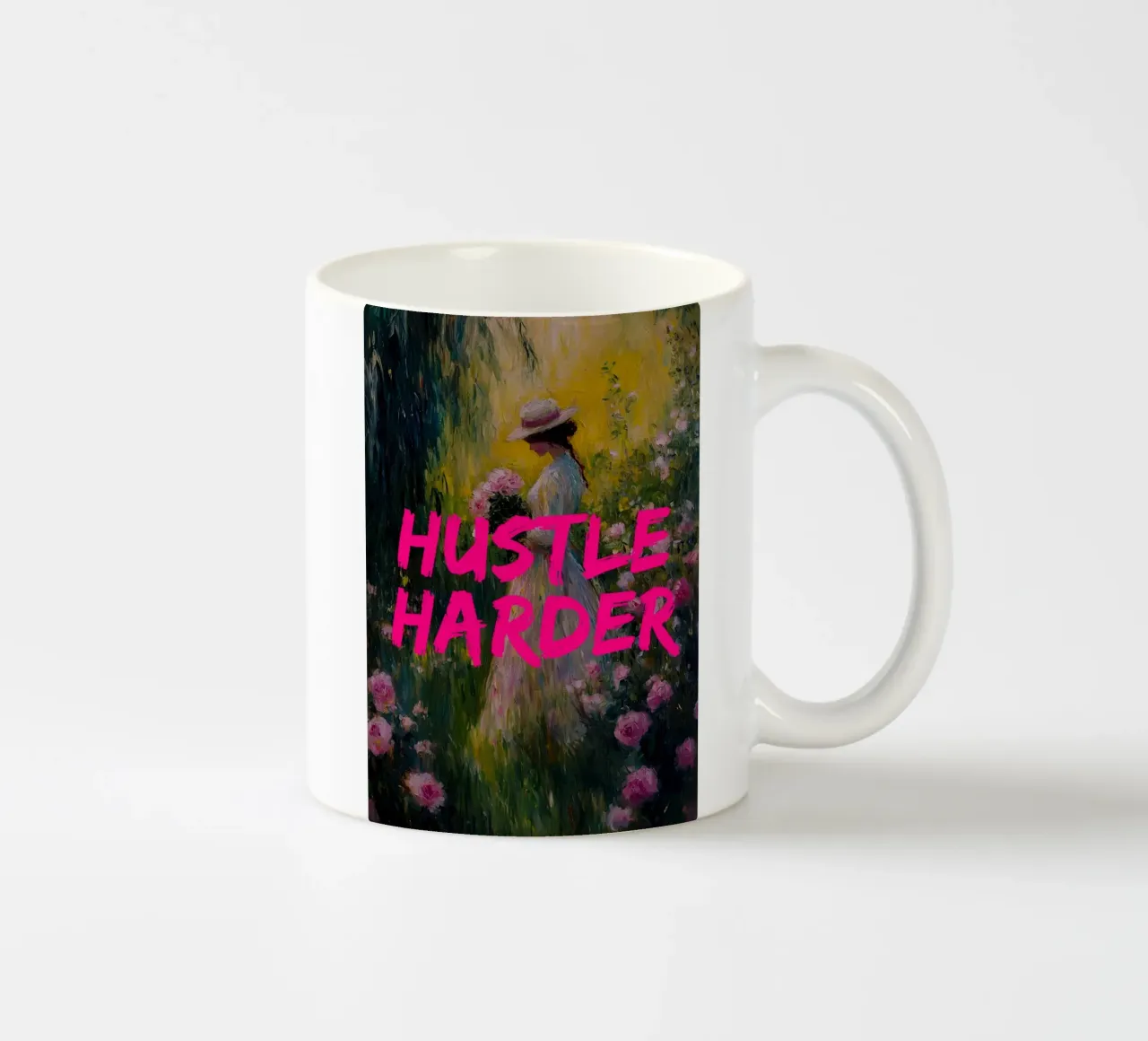 Hustle Harder tazza in ceramica da fraeuleinvonfuchs