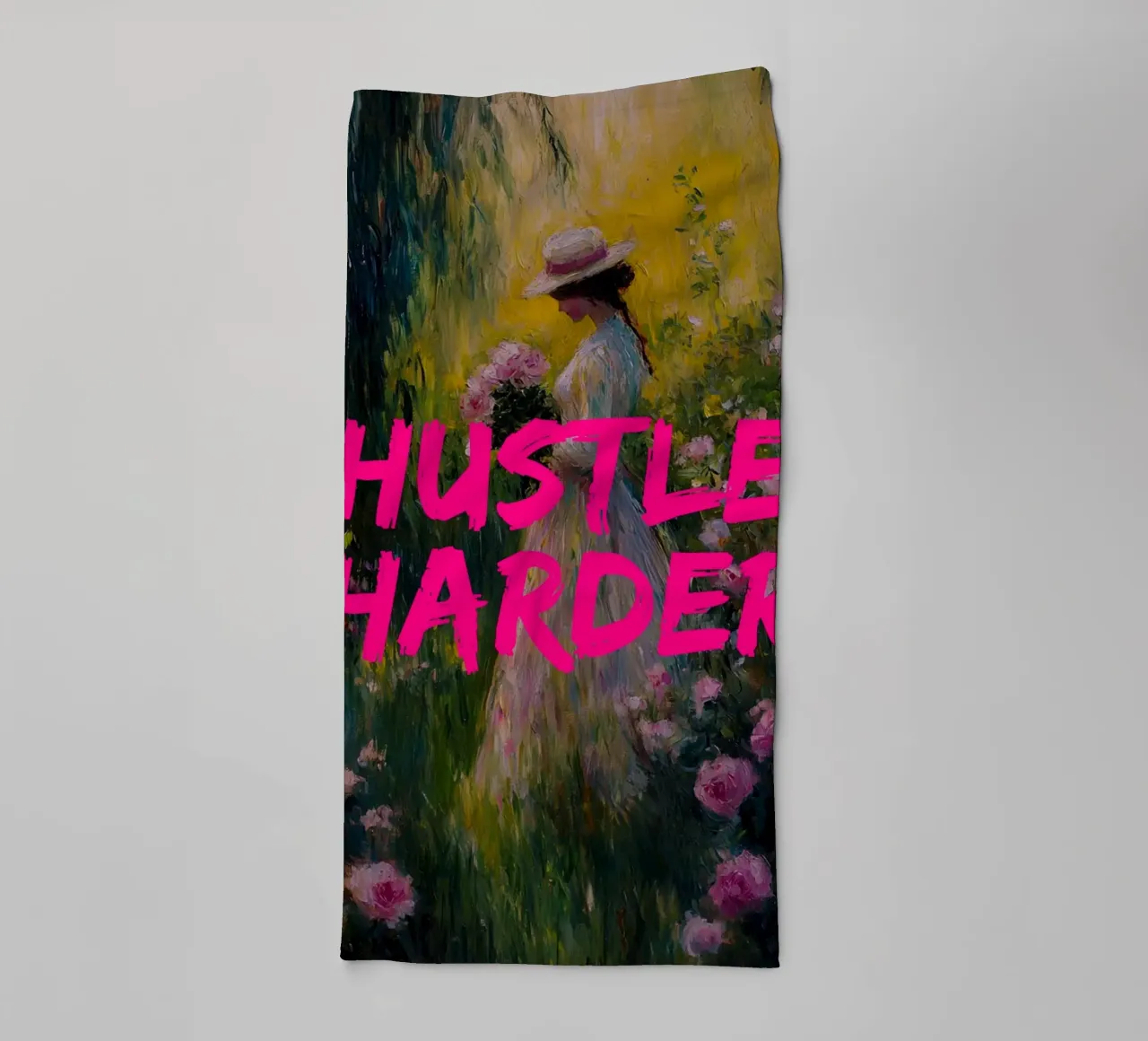 Hustle Harder asciugamano da bagno da fraeuleinvonfuchs