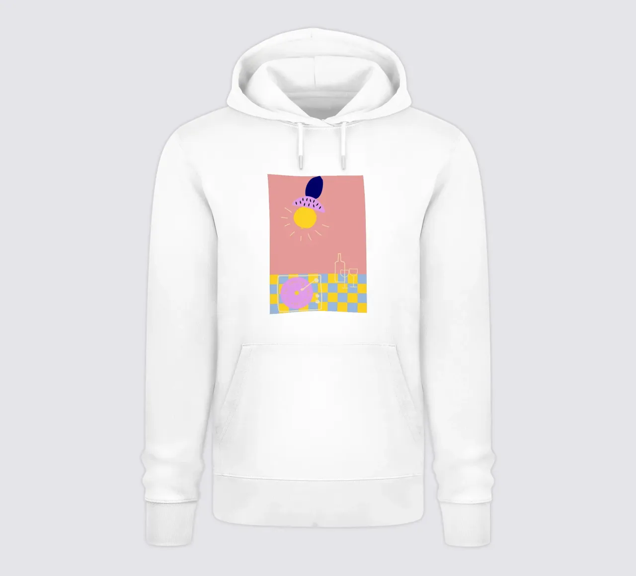 this kitchen is for dancing. sudadera con capucha de FRICKE DESIGN
