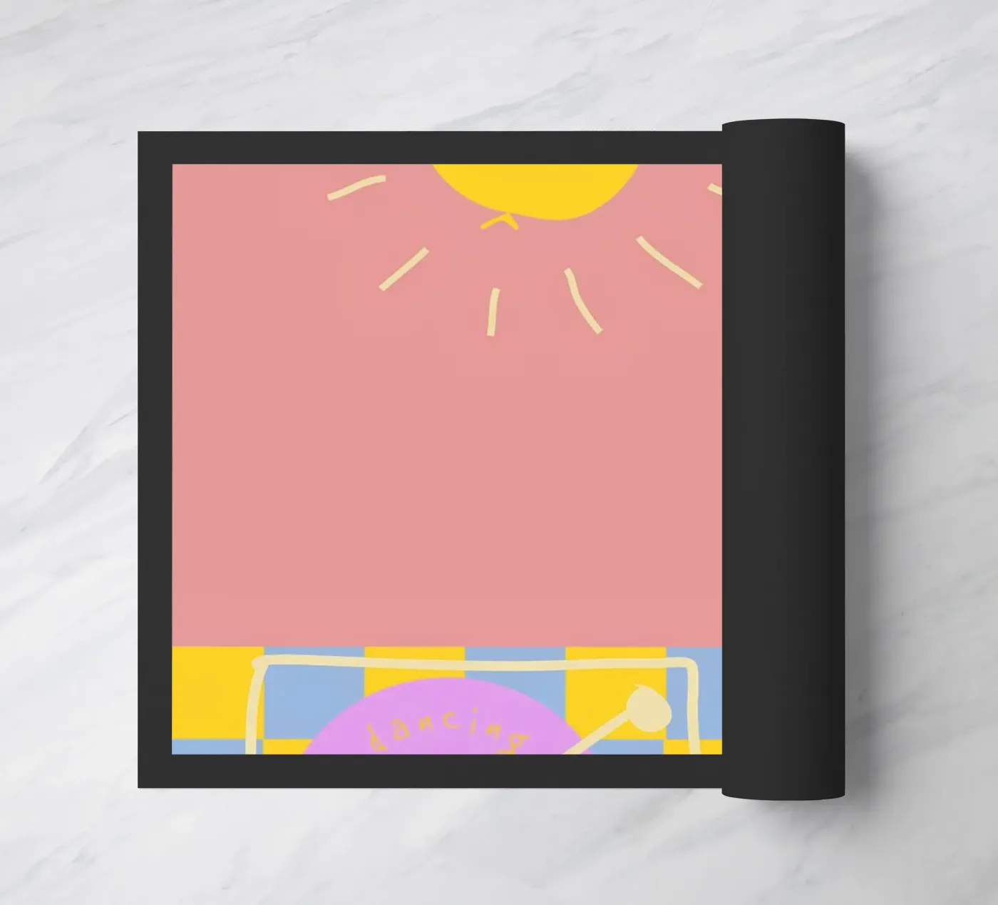 this kitchen is for dancing deurmat van FRICKE DESIGN