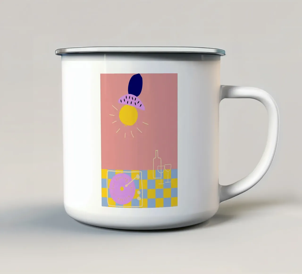 this kitchen is for dancing. tazza in smalto da FRICKE DESIGN