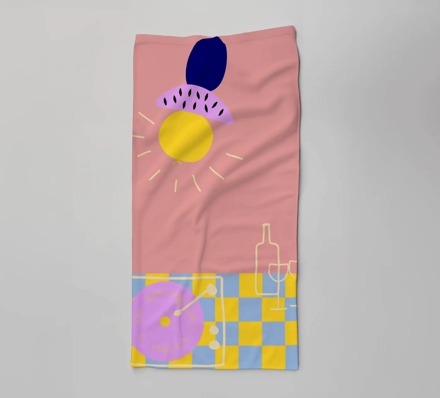 this kitchen is for dancing towel by FRICKE DESIGN