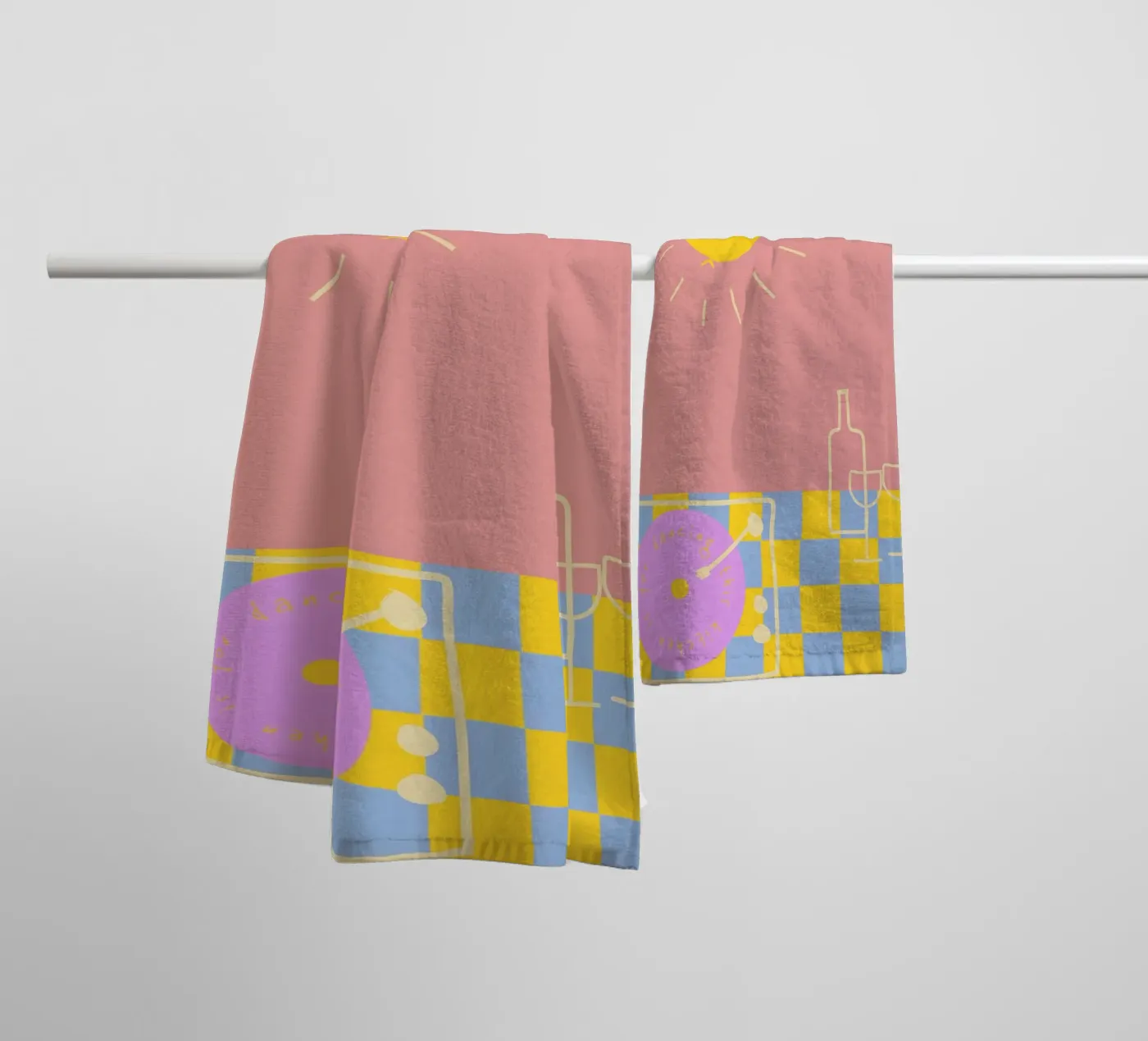 this kitchen is for dancing towel by FRICKE DESIGN
