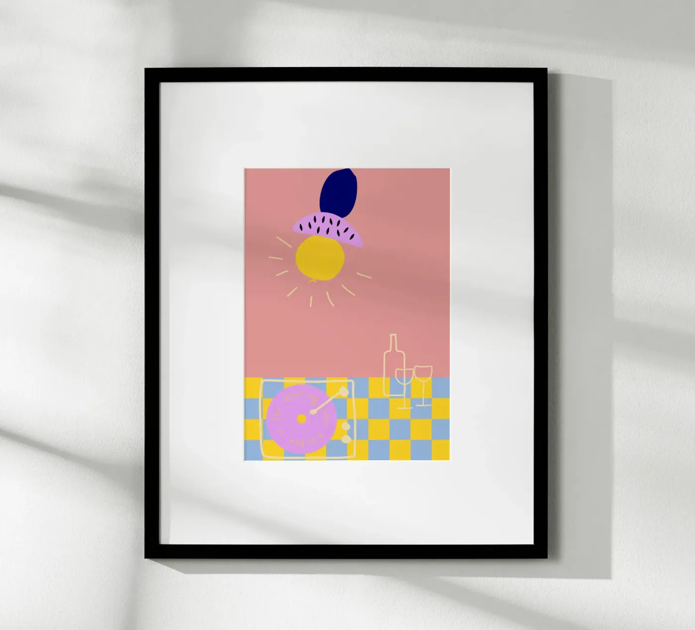 this kitchen is for dancing poster van FRICKE DESIGN