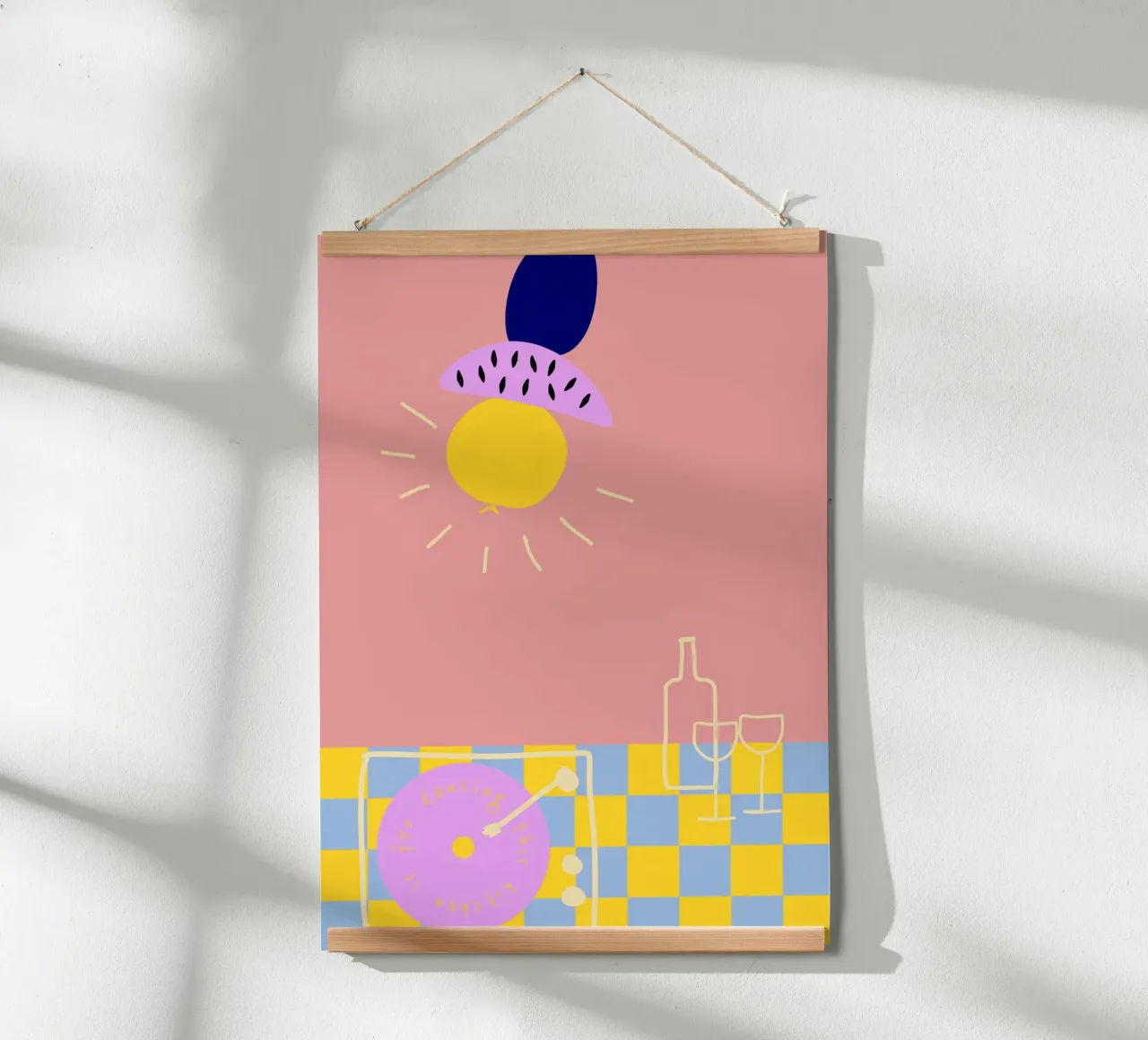 this kitchen is for dancing. poster da FRICKE DESIGN