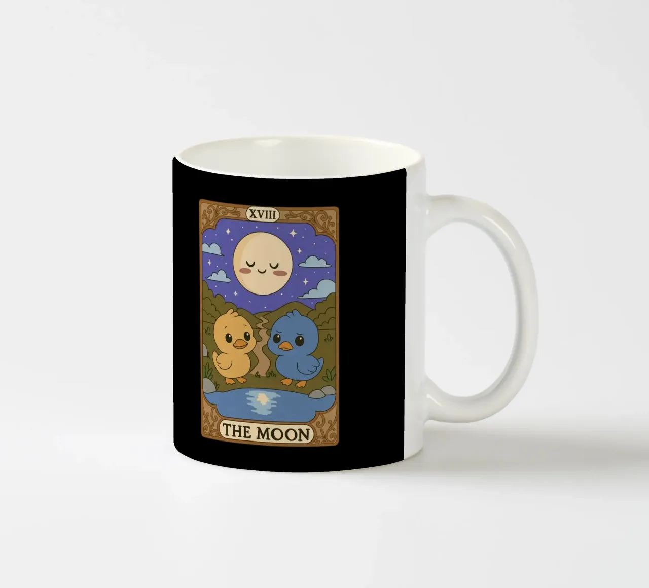 Tarocchi dell'Anatra - La Luna tazza in ceramica da Loobs