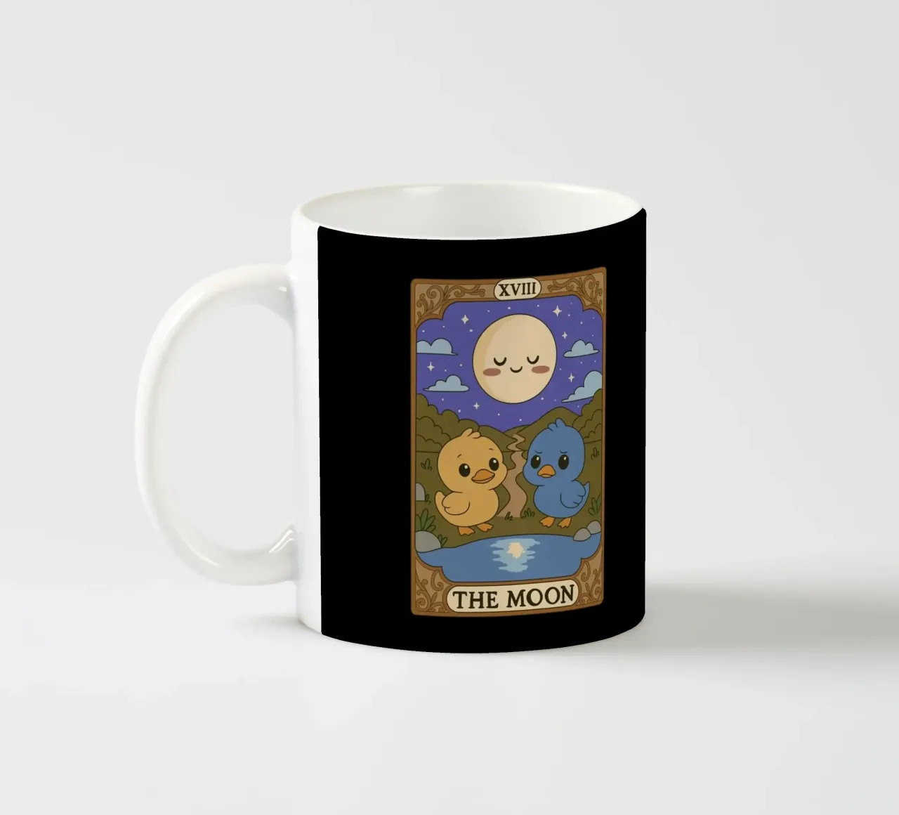 Tarocchi dell'Anatra - La Luna tazza in ceramica da Loobs