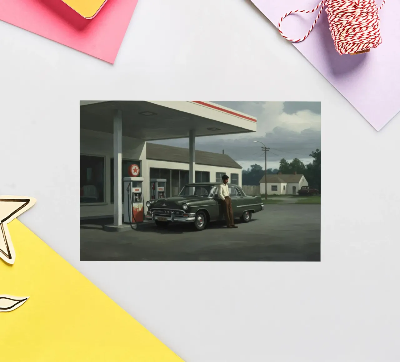Empty Gas Station sticker by Art Center