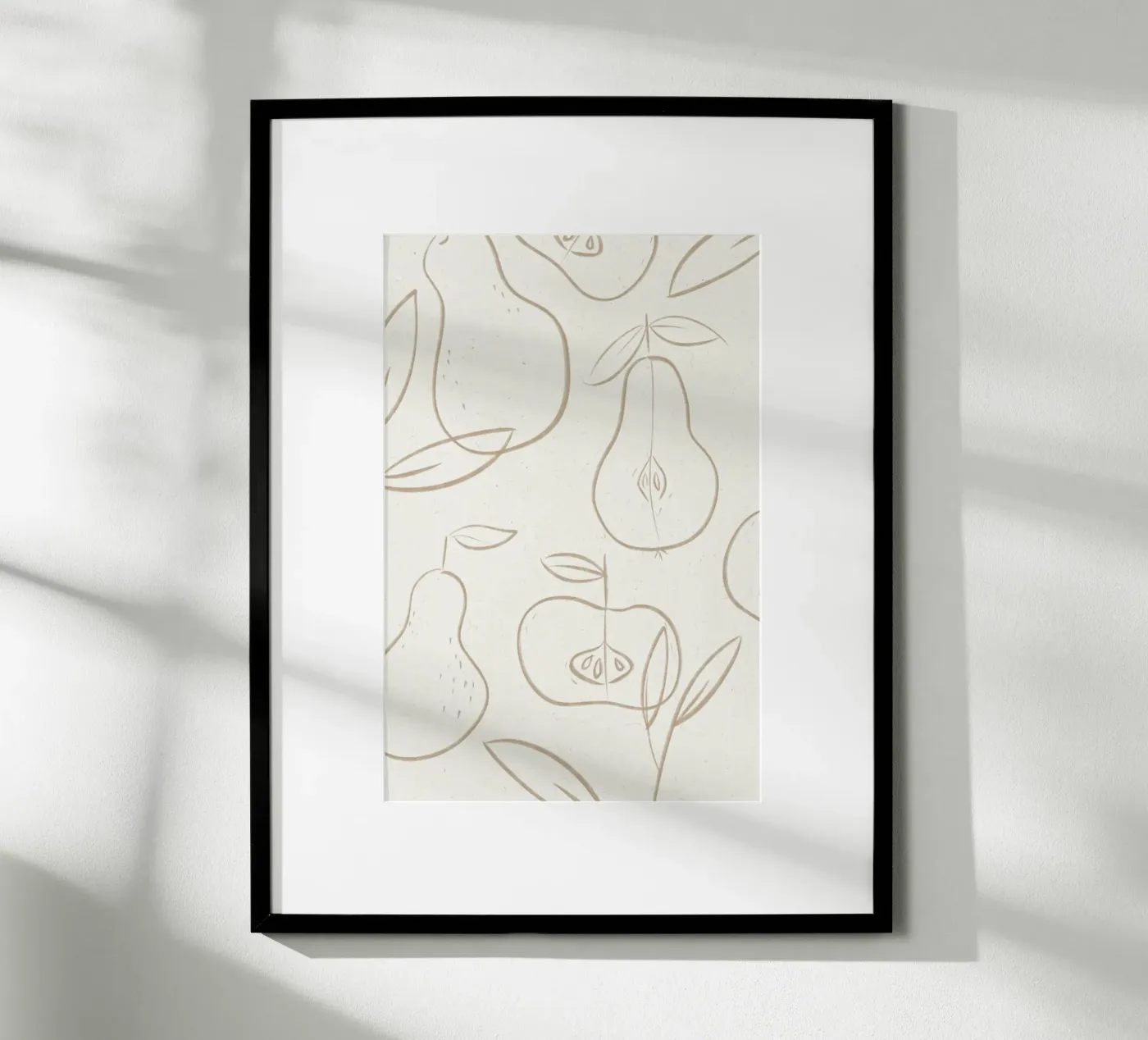 Pear Poster von KRUTH DESIGN