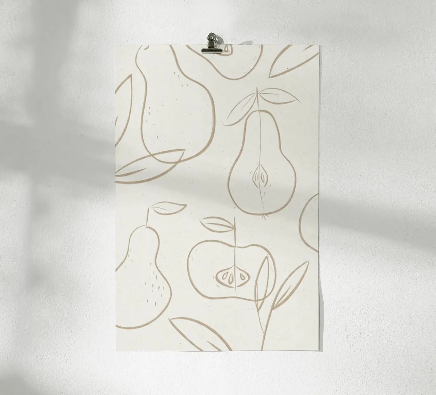 Pear Poster von KRUTH DESIGN