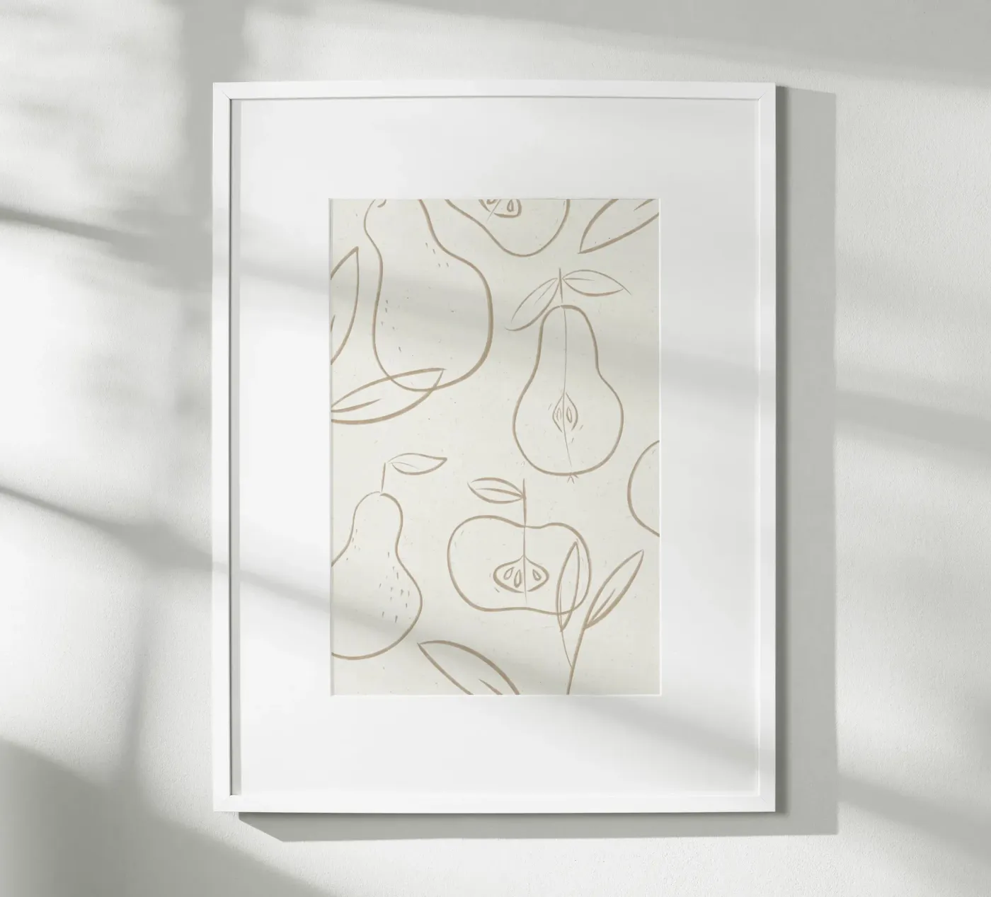 Pear Poster von KRUTH DESIGN