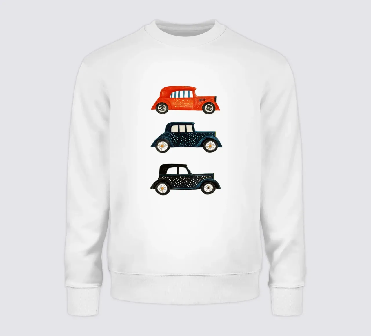 Tre auto d'epoca felpa da Curious Canvas