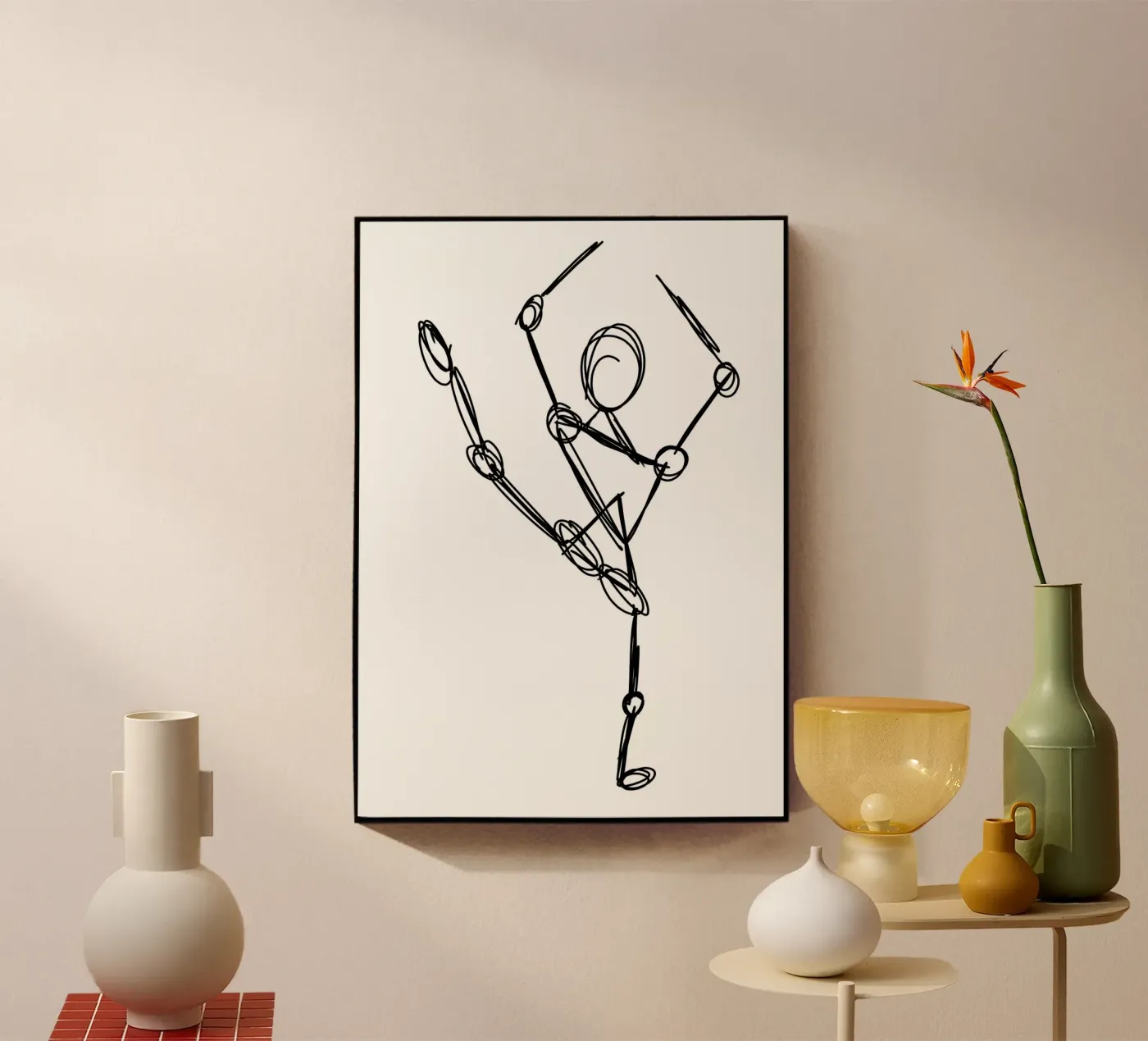 Sketch Dancer plexiglas de tausendunddrei