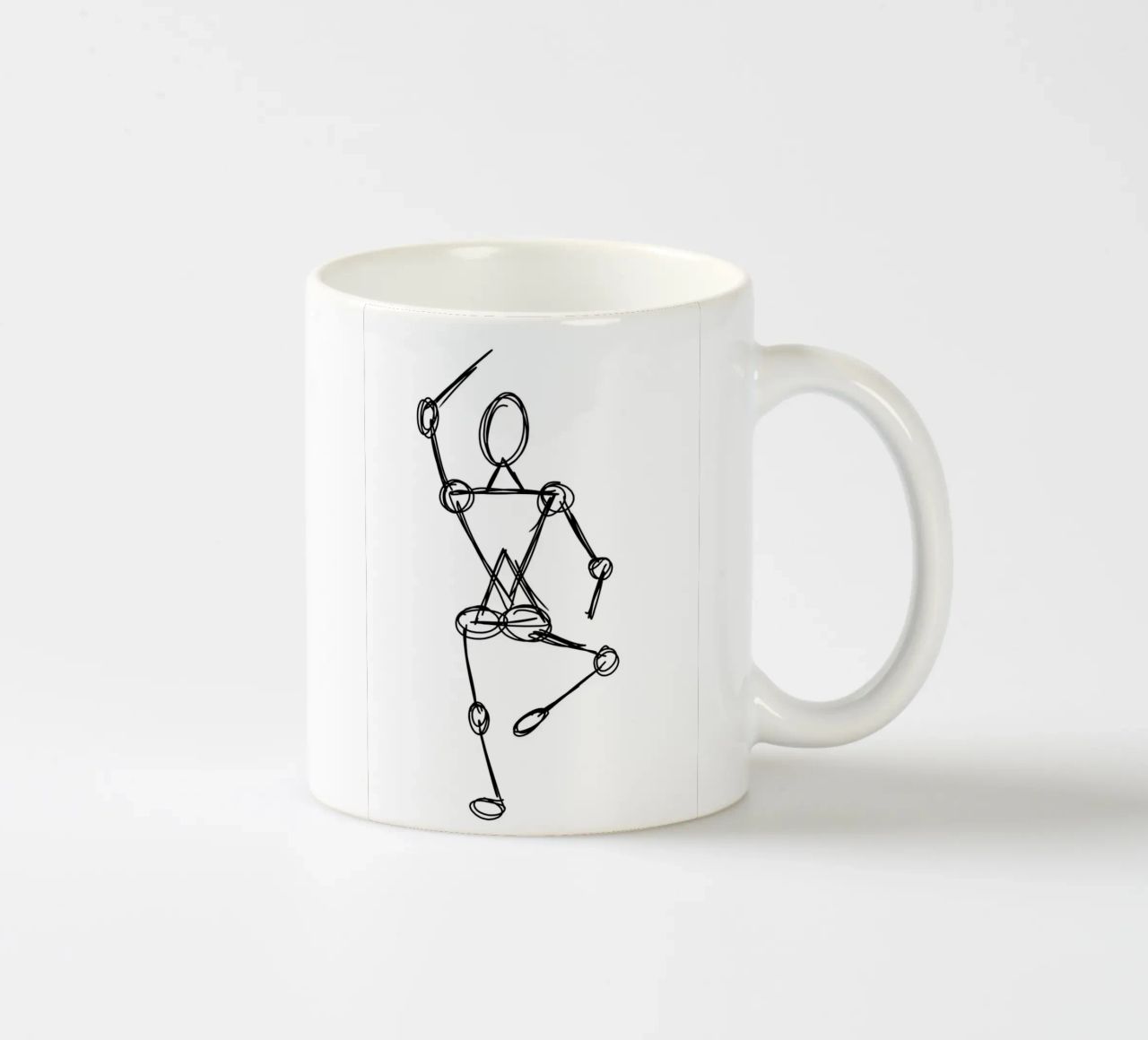 Sketch Dancer II tazza in ceramica da tausendunddrei