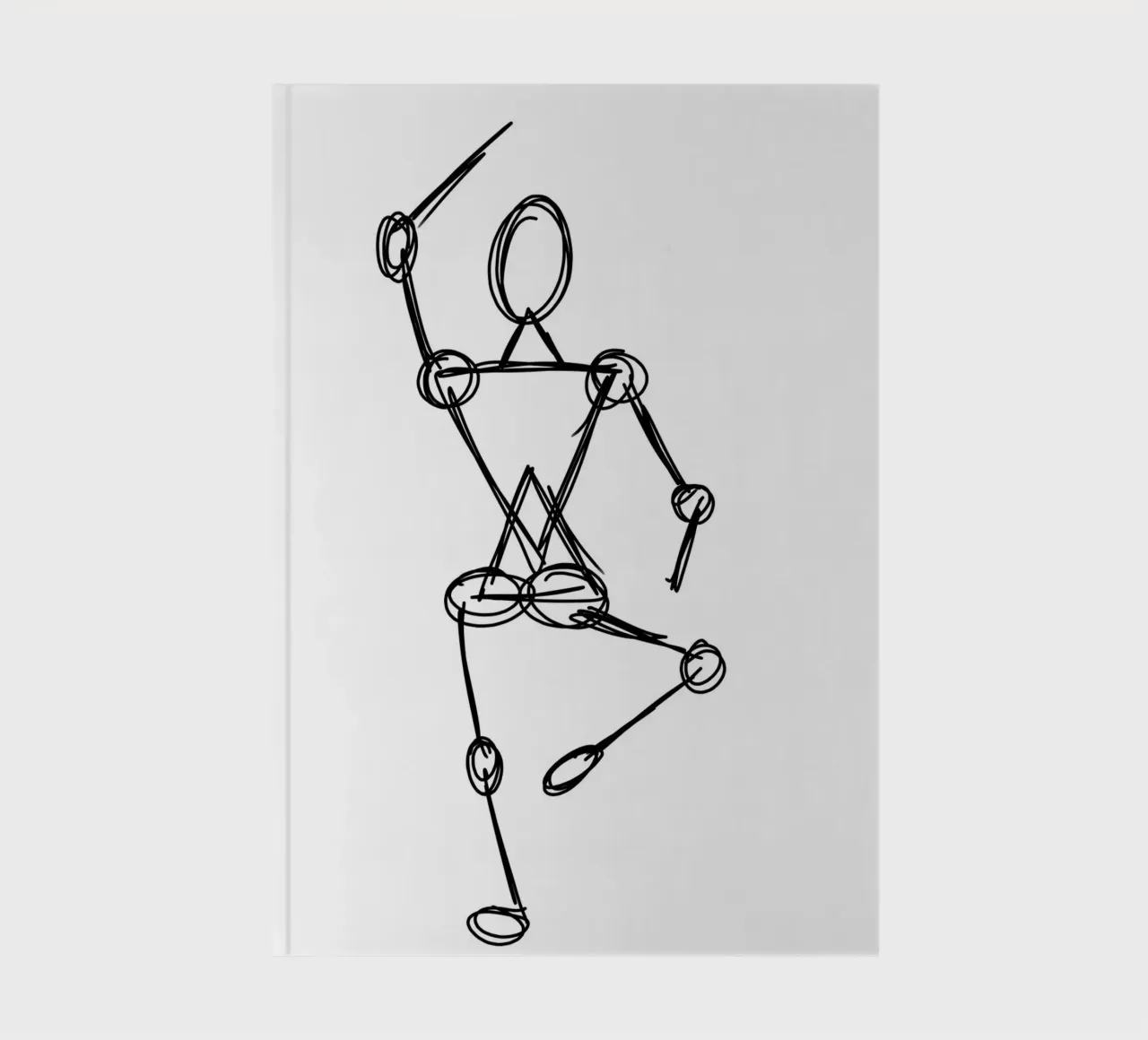 Sketch Dancer II notebook by tausendunddrei