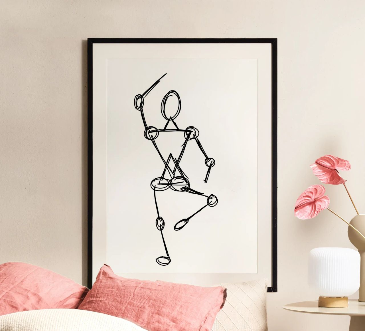 Sketch Dancer II carta hahnemühle da tausendunddrei