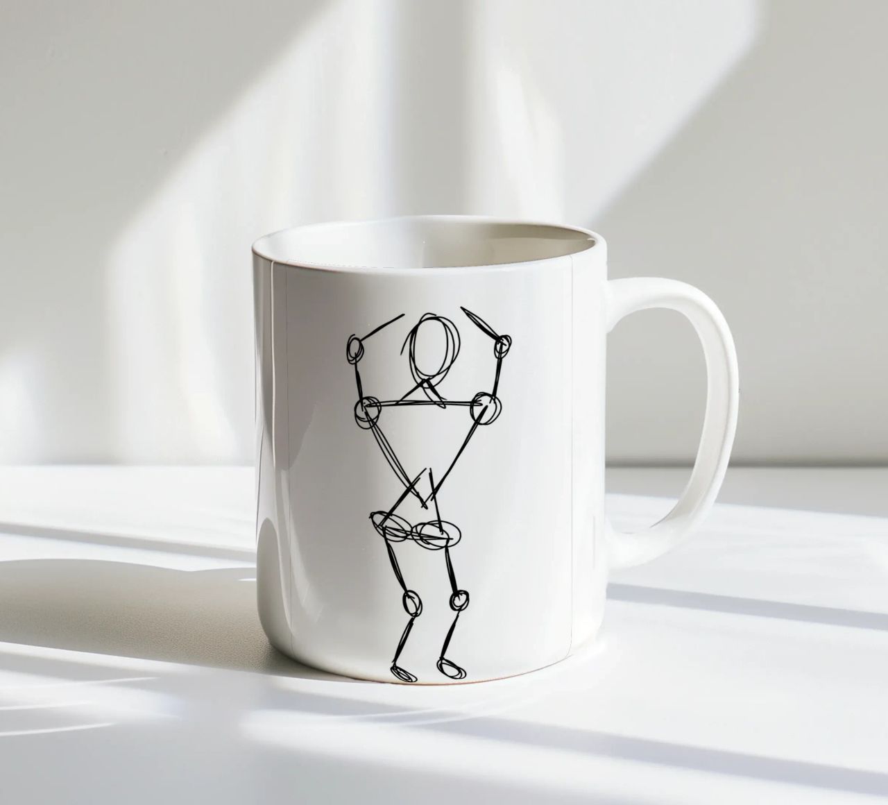 Sketch Dancer III tazza in ceramica da tausendunddrei