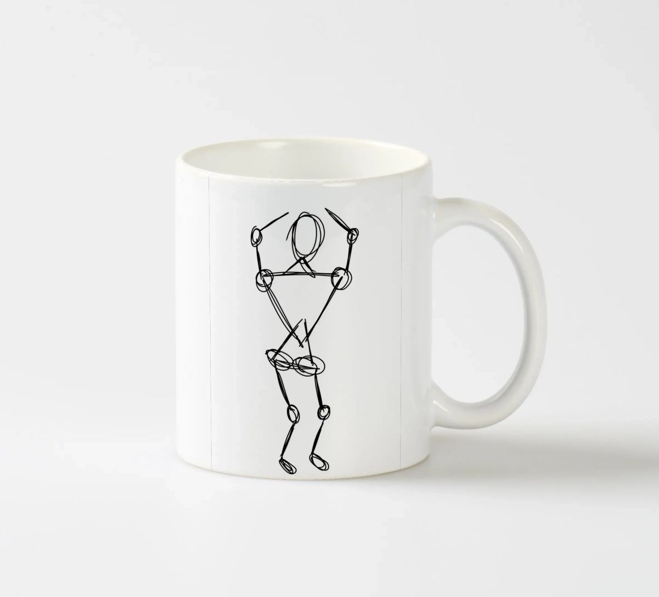 Sketch Dancer III tazza in ceramica da tausendunddrei