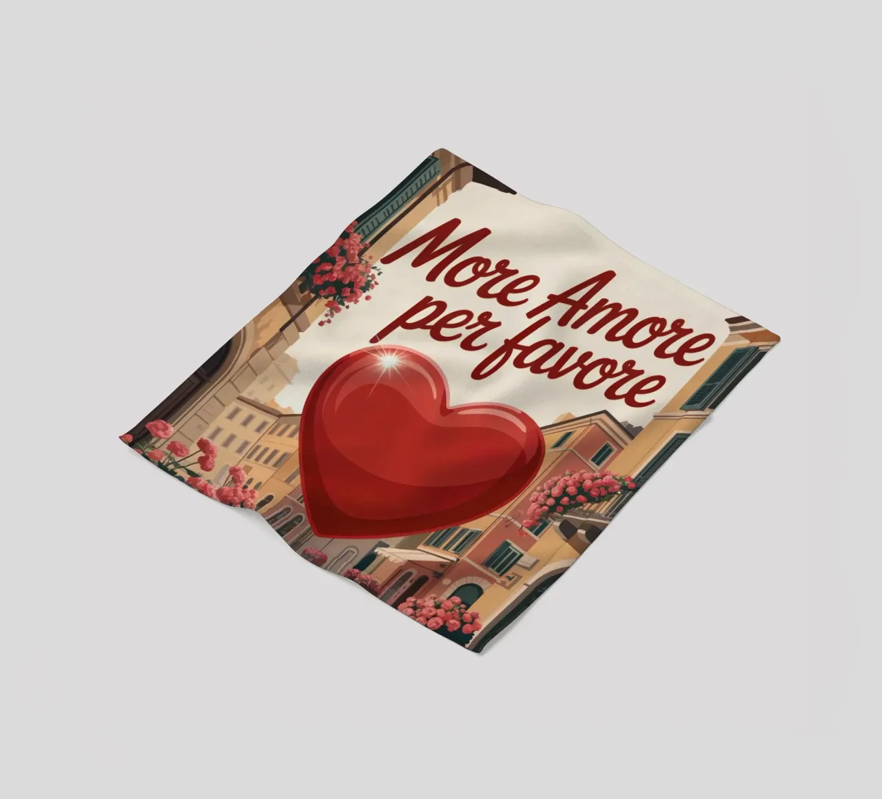 More Amore Per Favore coperta in pile da RB-Quotes
