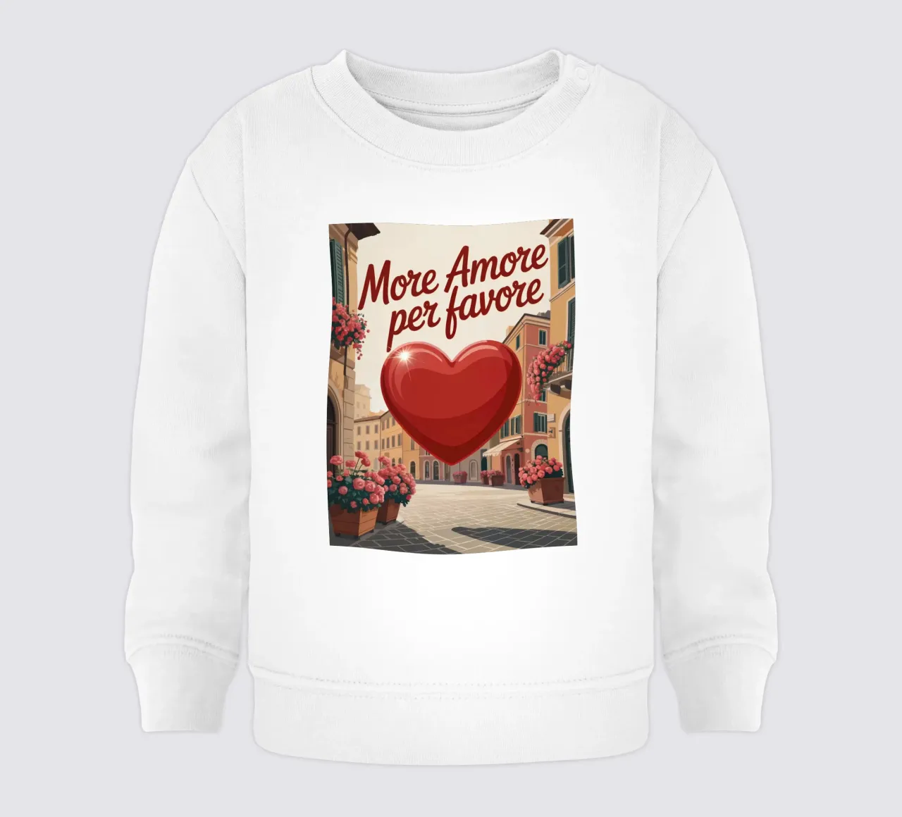 More Amore Per Favore felpa neonato da RB-Quotes