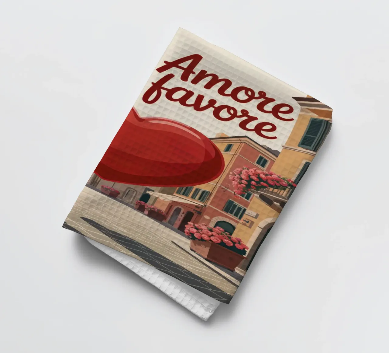 More Amore Per Favore canovaccio da cucina da RB-Quotes