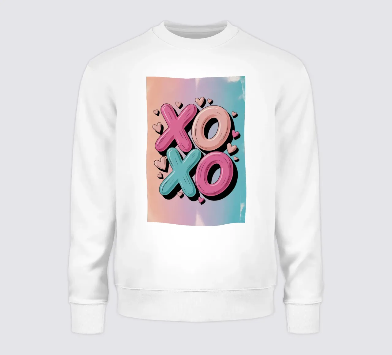 XOXO Baci Abbracci felpa da RB-Quotes