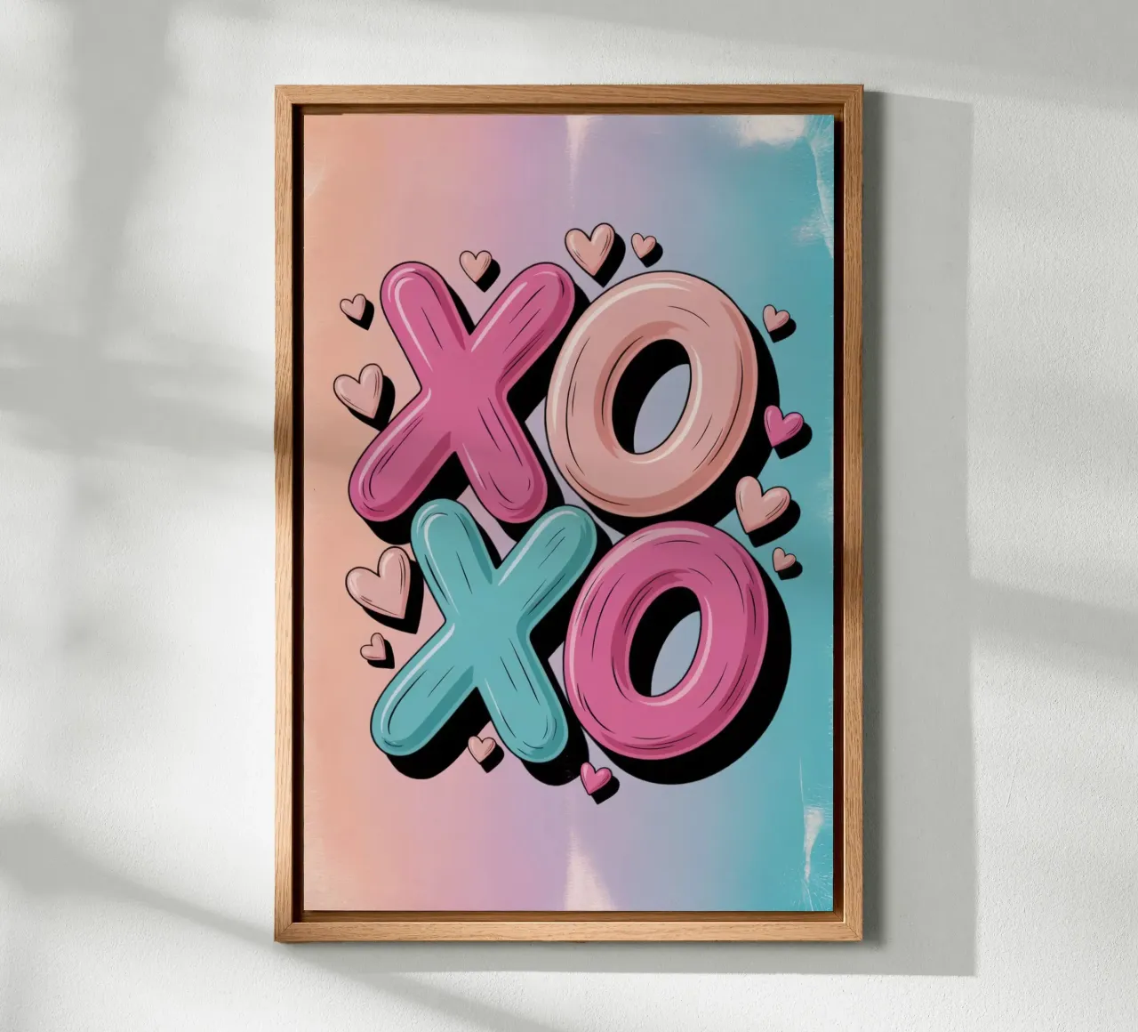 XOXO Baci Abbracci alluminio dibond da RB-Quotes