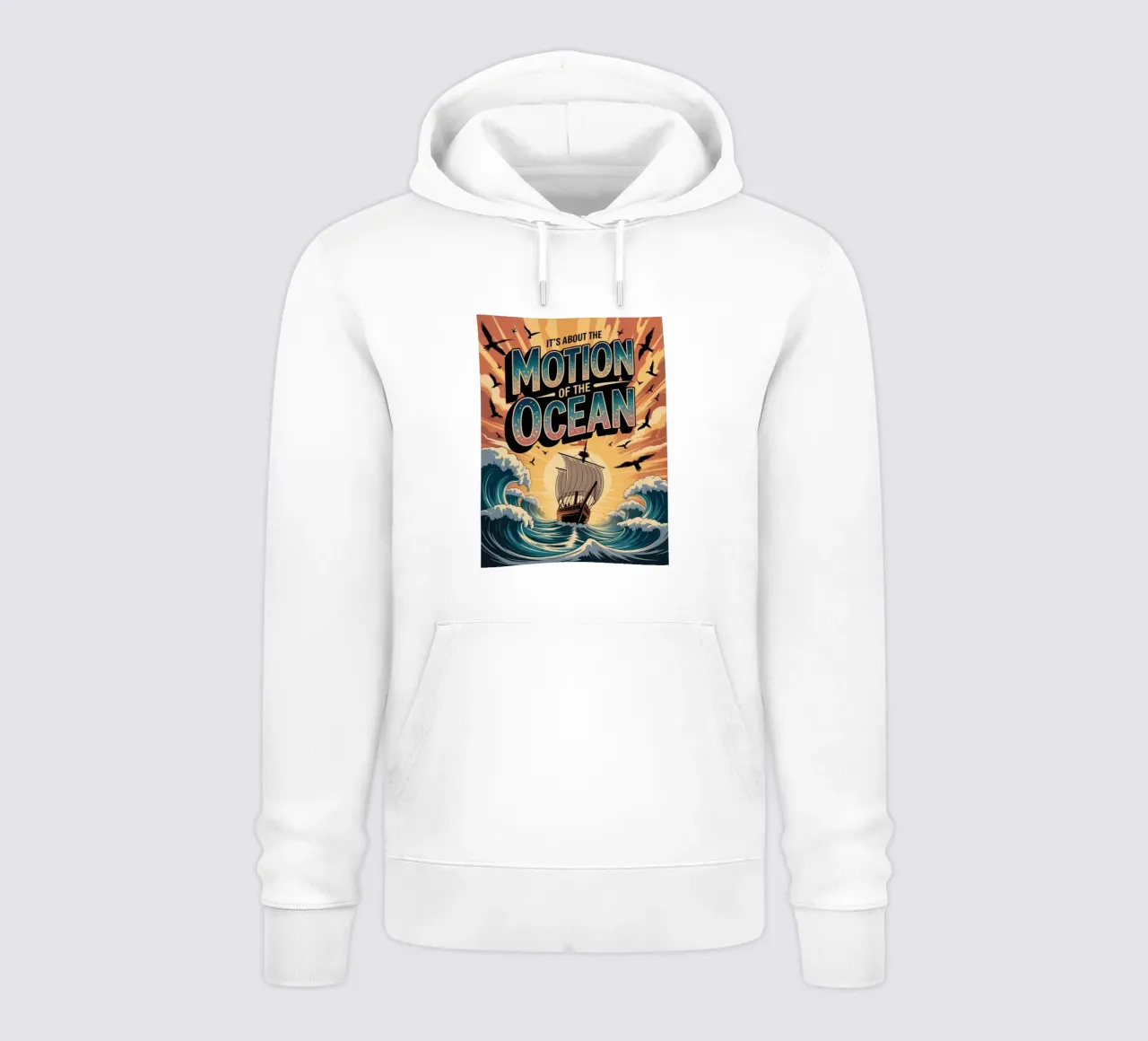 It's about the motion of the ocean felpa con cappuccio da RB-Quotes