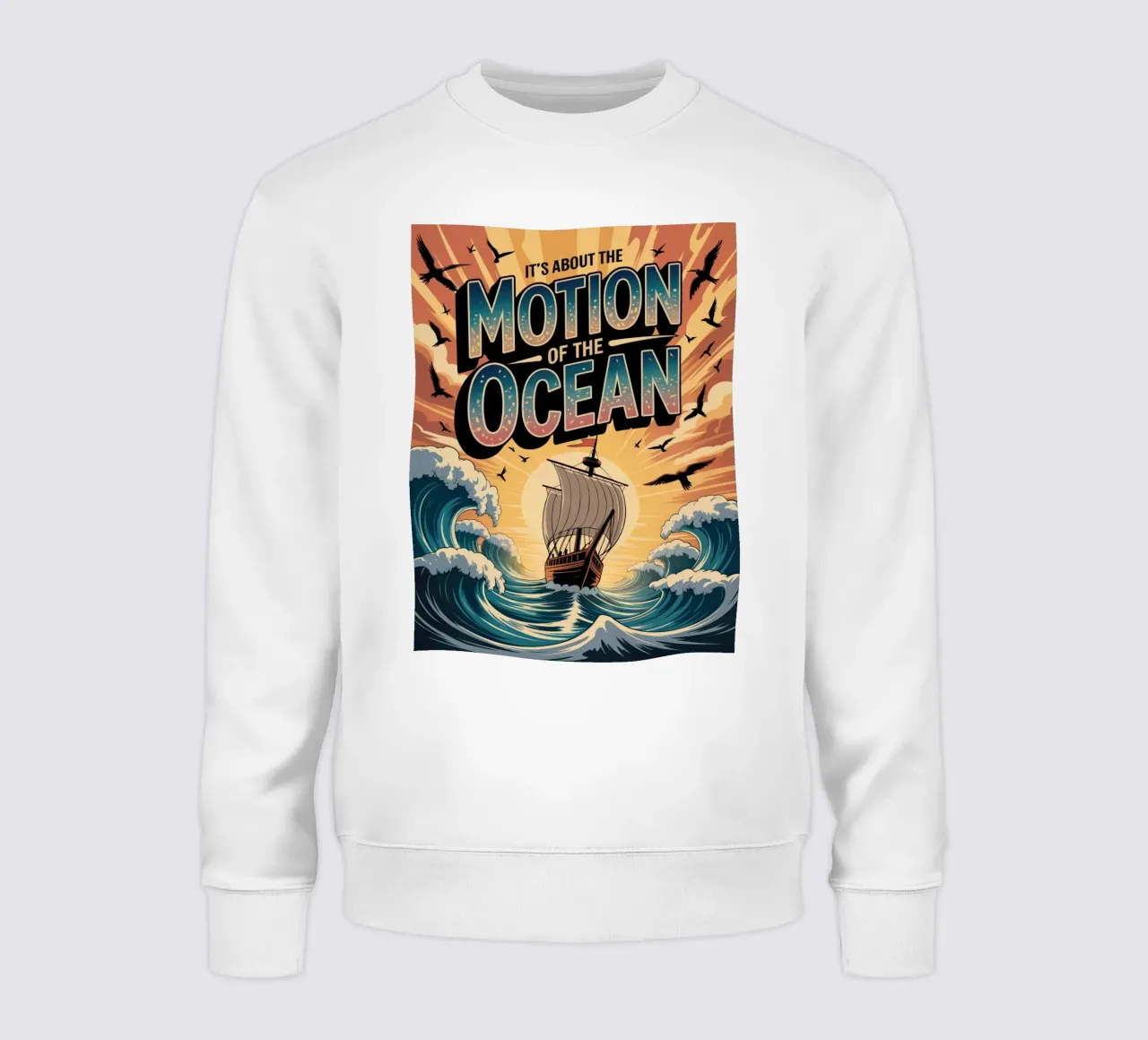 It's about the motion of the ocean felpa da RB-Quotes