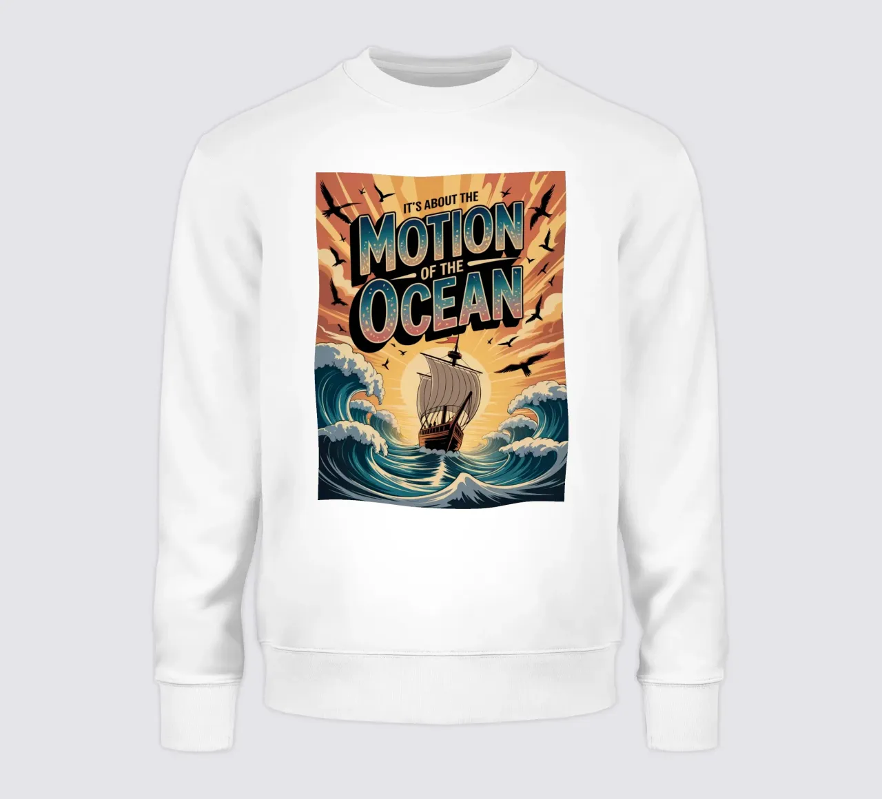 It's about the motion of the ocean felpa da RB-Quotes