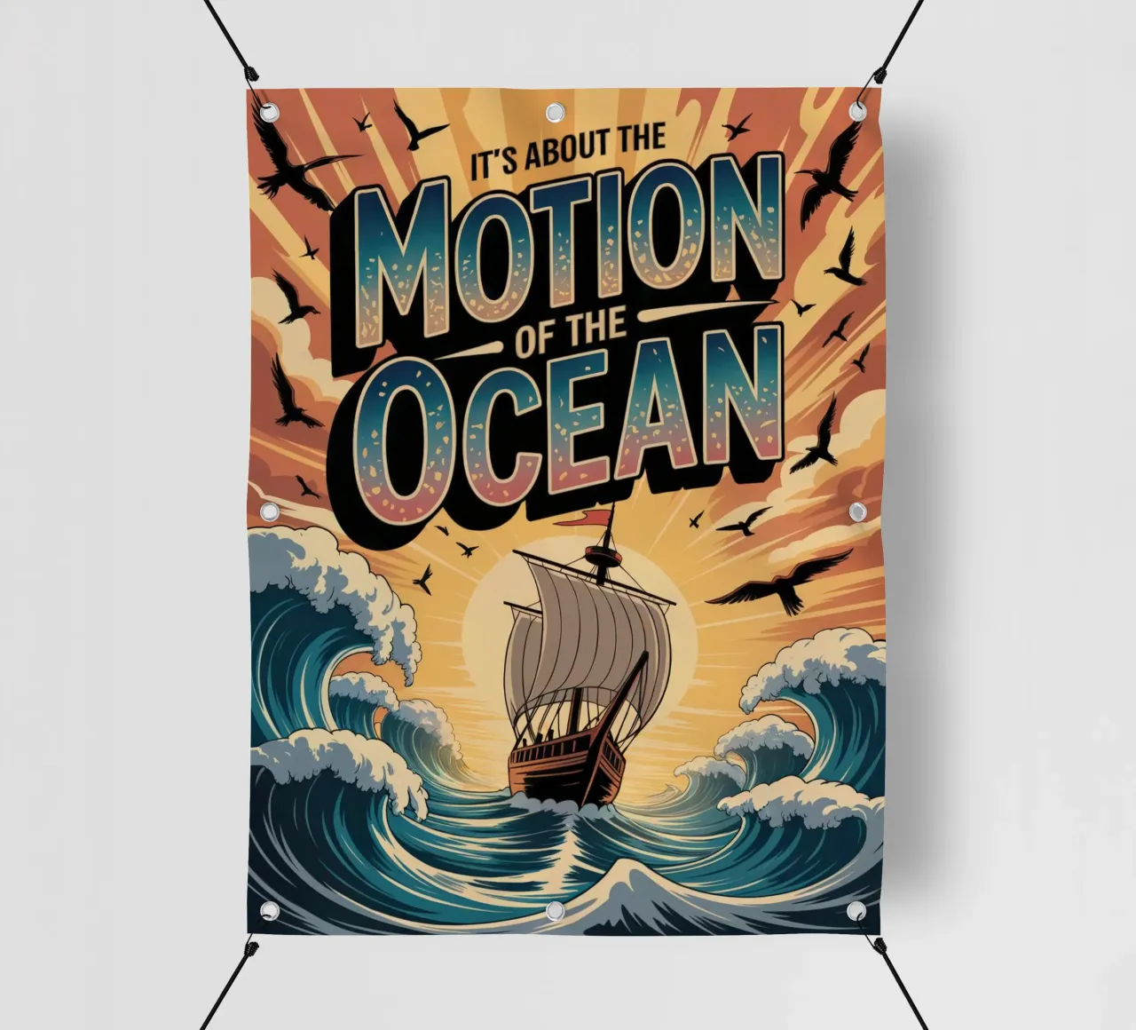 It's about the motion of the ocean telo in pvc da RB-Quotes