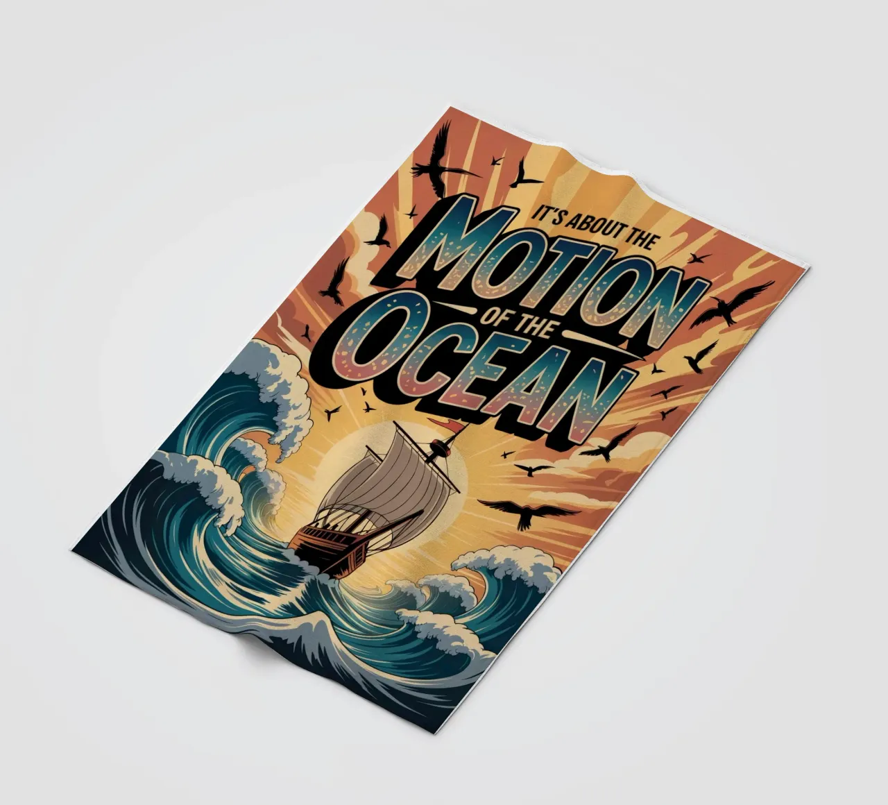 It's about the motion of the ocean coperta in pile da RB-Quotes