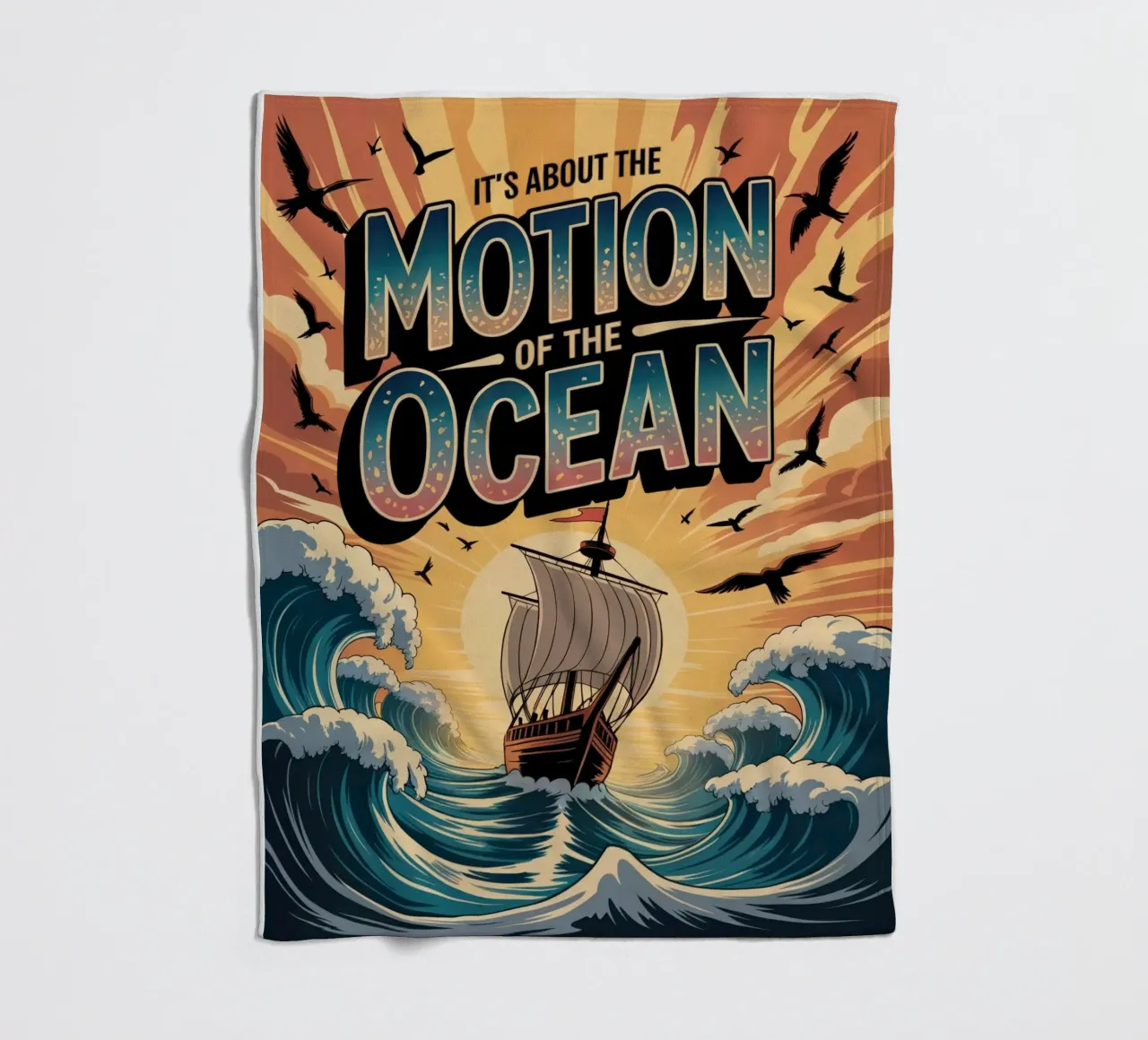 It's about the motion of the ocean coperta in pile da RB-Quotes