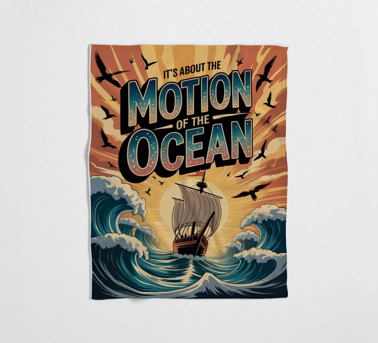 It's about the motion of the ocean coperta in pile da RB-Quotes