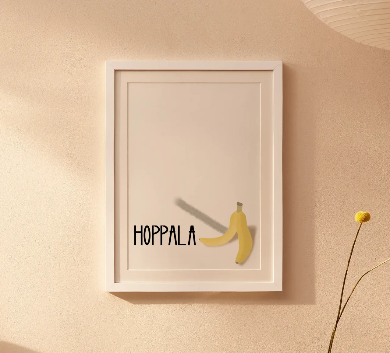 Hoppala poster con telaio in alluminio da tausendunddrei