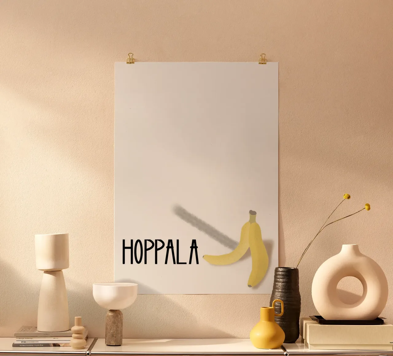 Hoppala poster con telaio in alluminio da tausendunddrei