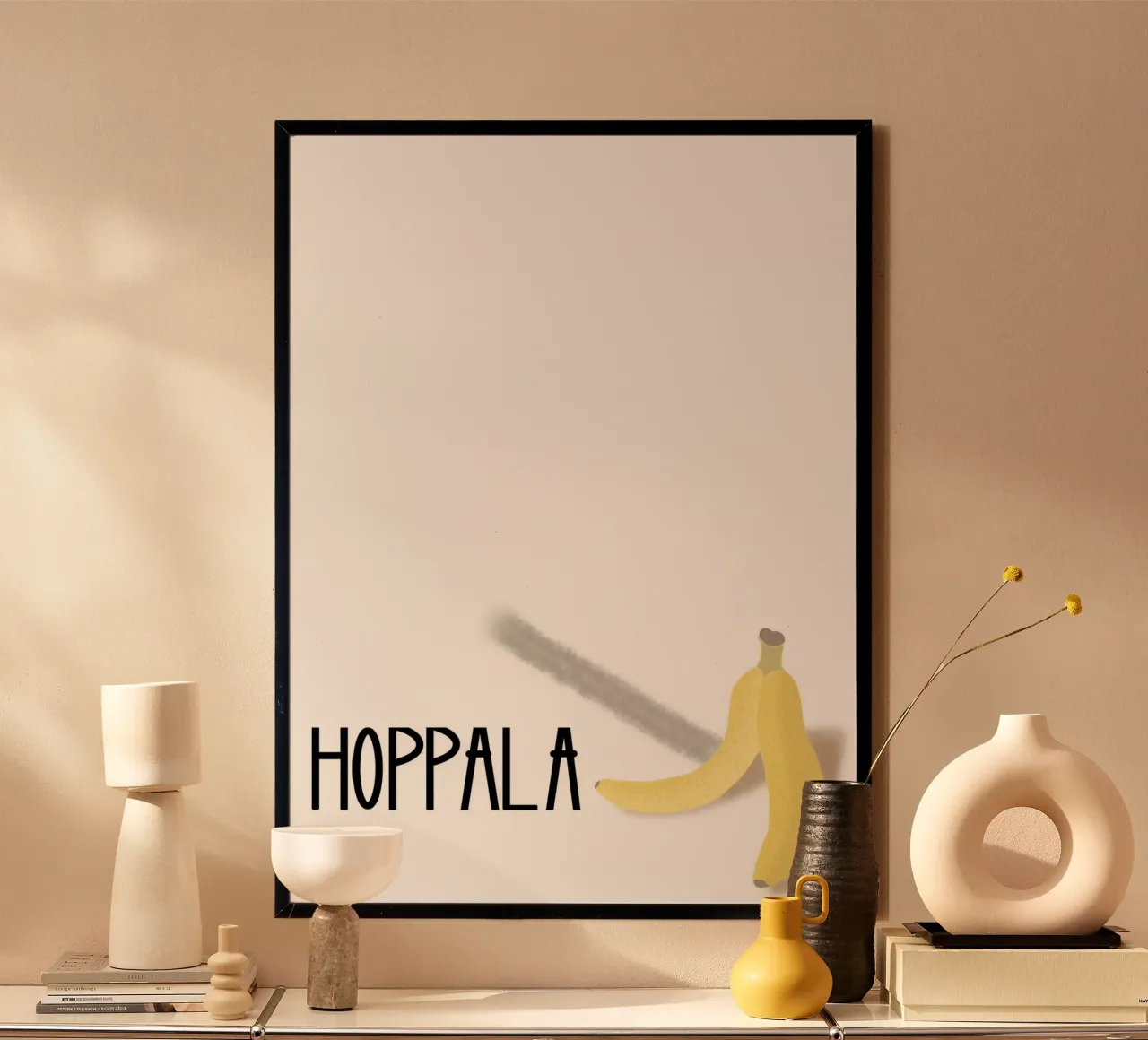 Hoppala poster con telaio in alluminio da tausendunddrei