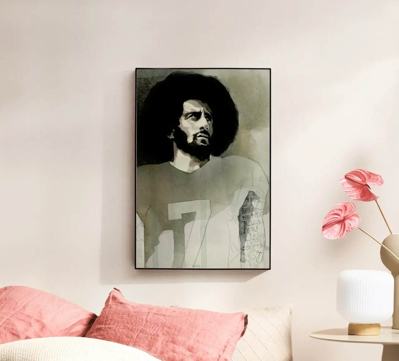 Colin Kaepernick plexiglass da David Diehl