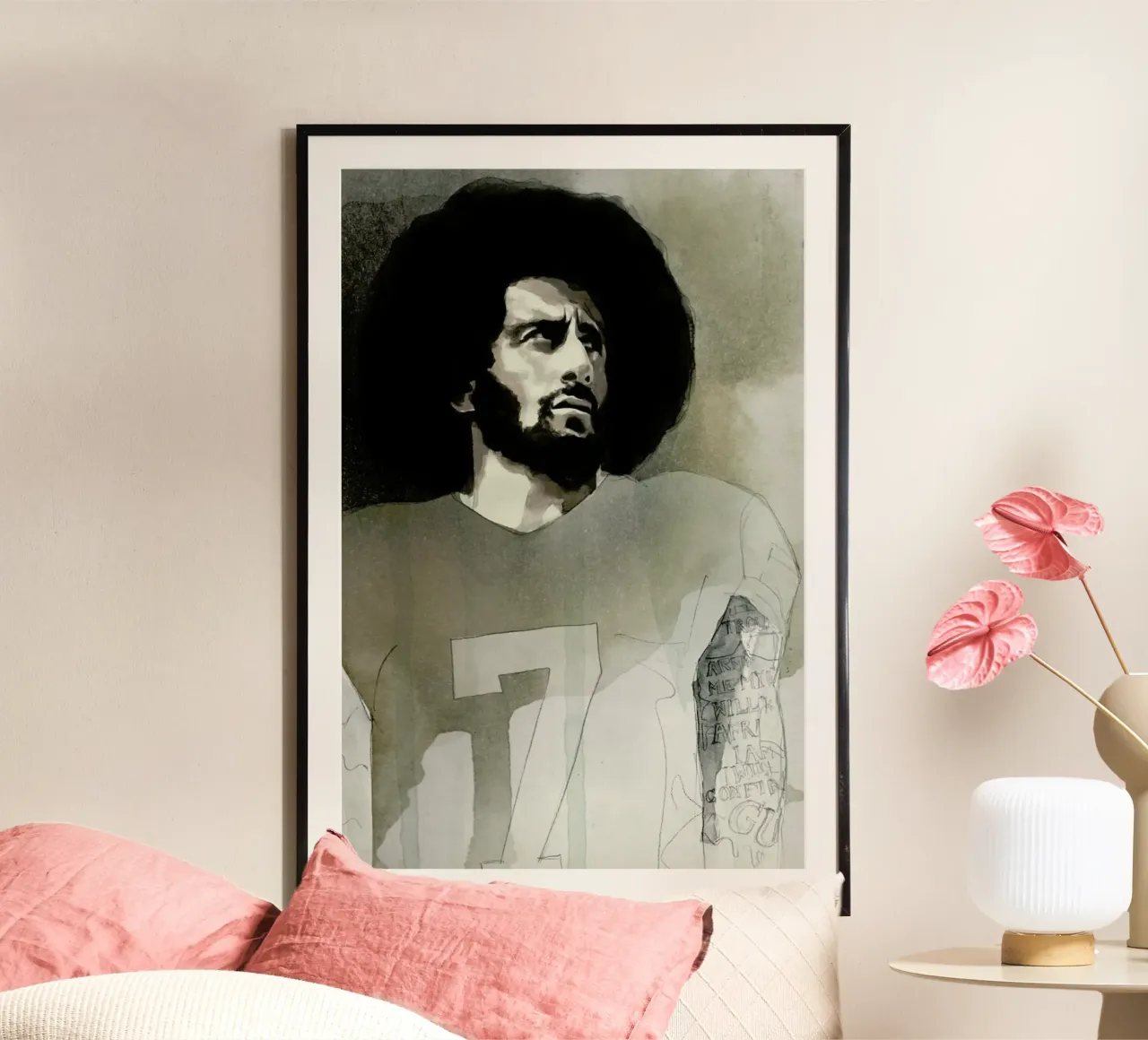 Colin Kaepernick carta hahnemühle da David Diehl