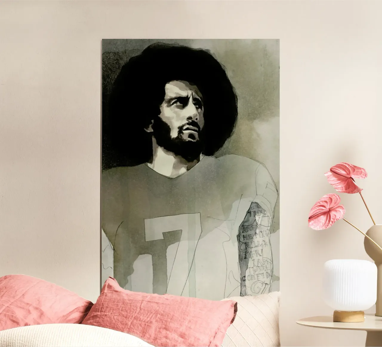 Colin Kaepernick carta hahnemühle da David Diehl