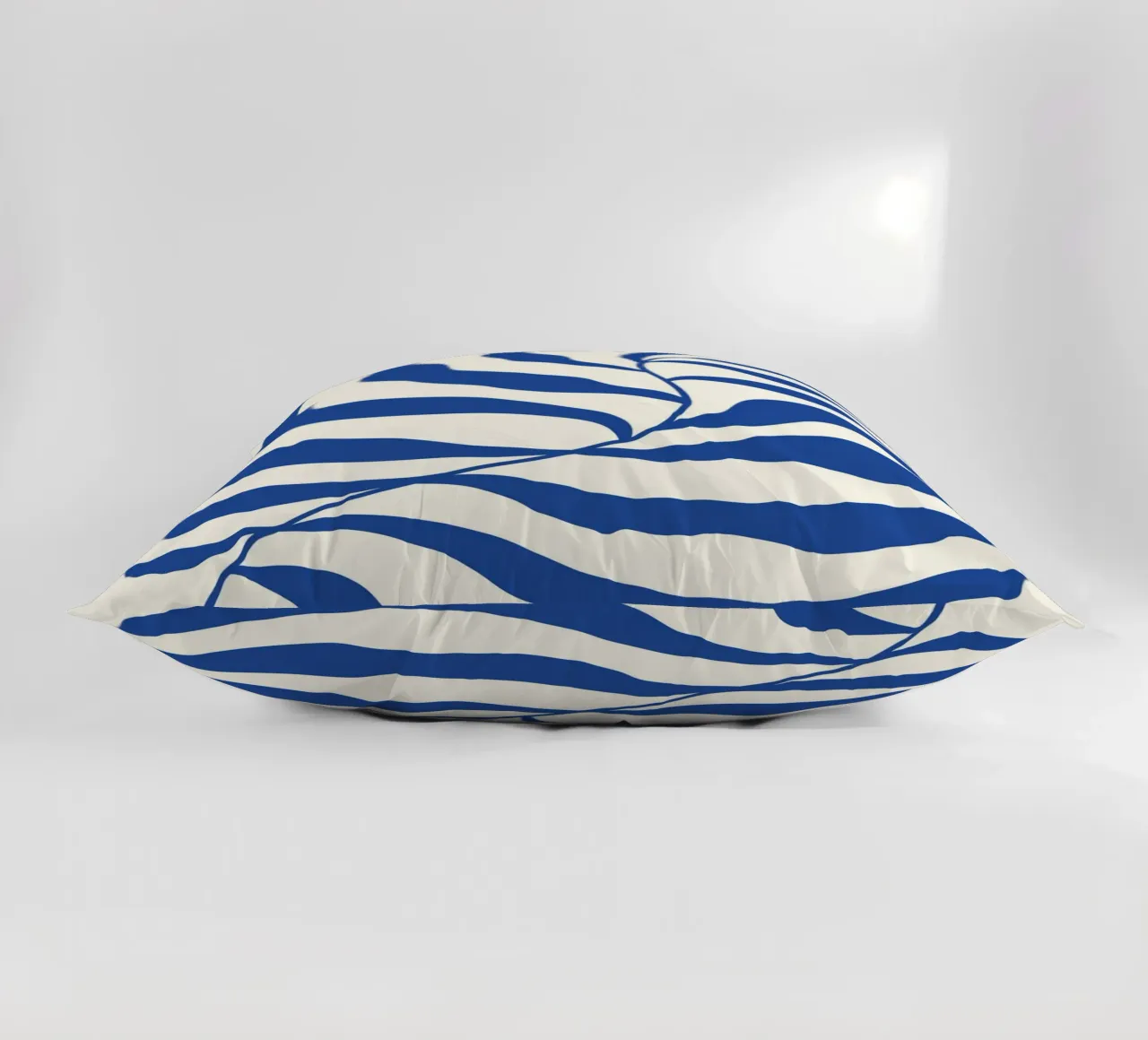 Matisse Blue Algae - Abstract Botanical Cutout Art decorative cushion by ClubArt