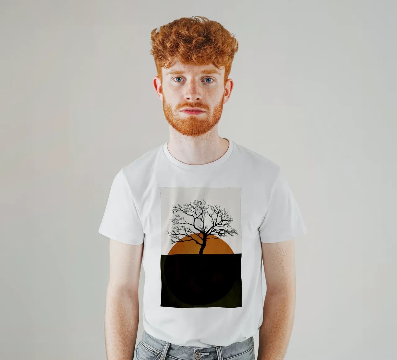 Sunny Days Of Silence t-shirt da Kubistika