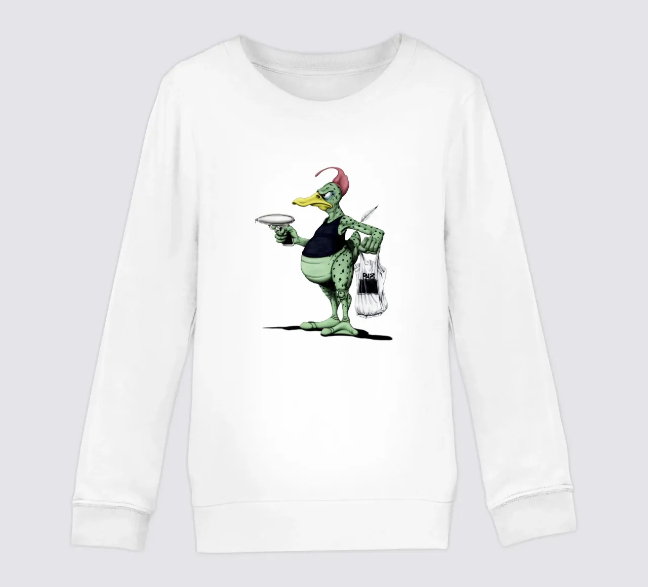 Space Duck (Wordless) felpa bambino da Rob Art | Illustration