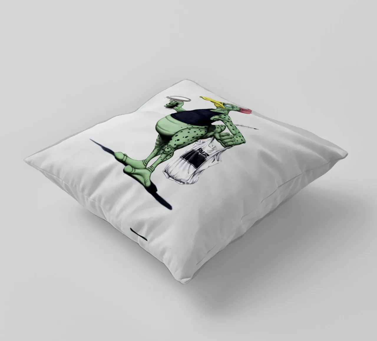 Space Duck (Wordless) cuscino da Rob Art | Illustration